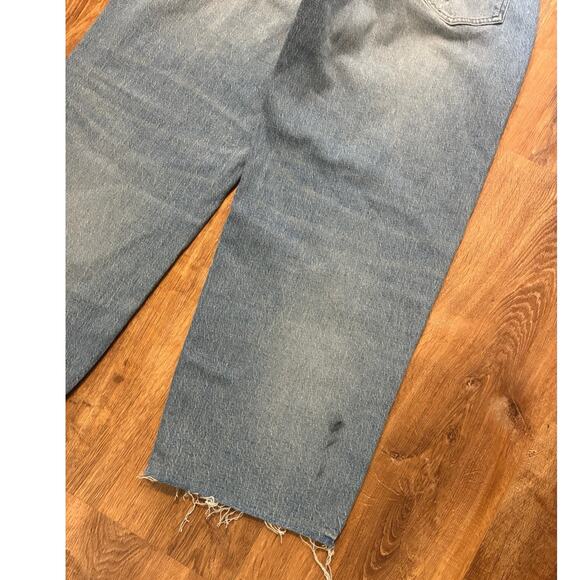 NWT Madewell The Curvy Perfect Vintage Wide-Leg Crop Jean Hallstead Wash Size 26 - Picture 9 of 10